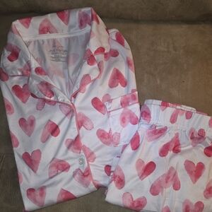 TAHARI Heart Pajamas XL